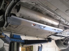 Защита алюминиевая Alfeco для бензопровода Ford Focus III 2011-2019